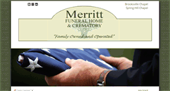 Desktop Screenshot of merrittfuneral.com